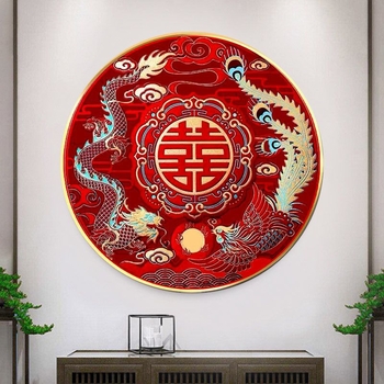 Kružni set križno šivanje – svečani uzorak, tkanina 11-count, moderni minimalistički stil za dnevnu sobu i spavaću sobu