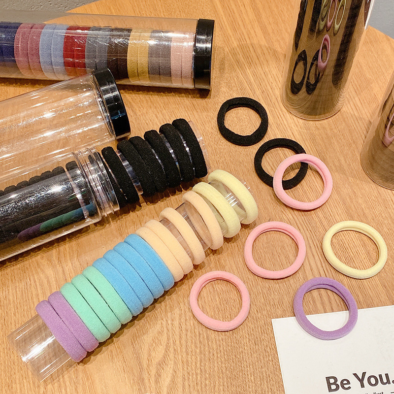 Elastična traka za kosu od tkanine, ručno izrađena, korejskog stila, debela gumica za odrasle i djecu
