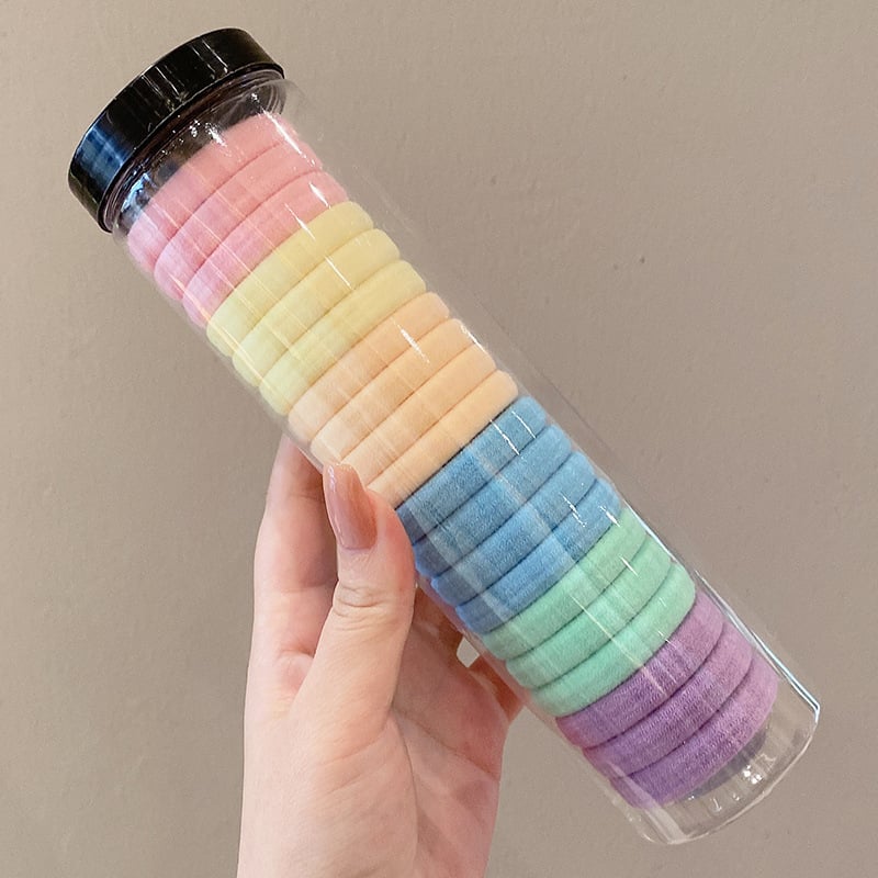 Elastična traka za kosu od tkanine, ručno izrađena, korejskog stila, debela gumica za odrasle i djecu