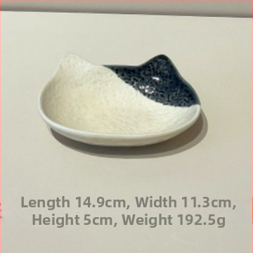 Japonijos stiliaus keraminis indų rinkinys — kvadratiniai dubenėliai ir lėkštės, po glazūros dekoras, mikrobangų krosnelė tinkama, jogurto dubenėlis