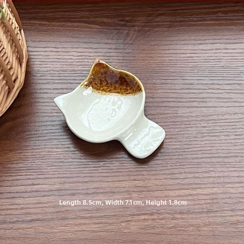 Japonijos stiliaus keraminis indų rinkinys — kvadratiniai dubenėliai ir lėkštės, po glazūros dekoras, mikrobangų krosnelė tinkama, jogurto dubenėlis