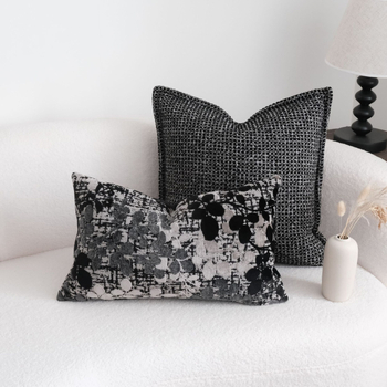 Μαξιλαροθήκη με γεωμετρικό μοτίβο από πολυεστέρα, μοντέρνο μινιμαλιστικό στυλ, διαθέσιμη παραμετροποίηση