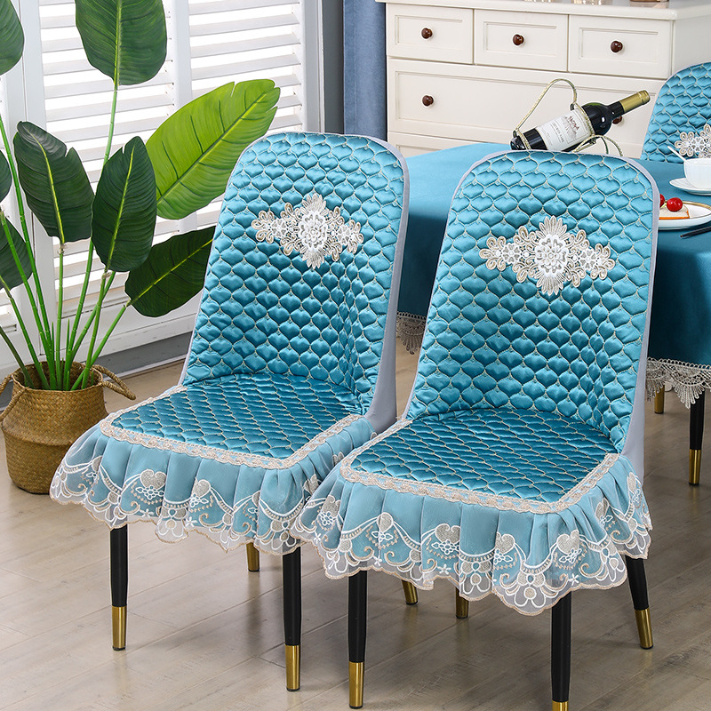 Κυρτό κάλυμμα καρεκλών τραπεζαρίας - βαμβάκι, μοντέρνος μινιμαλισμός, μονόχρωτο σχέδιο