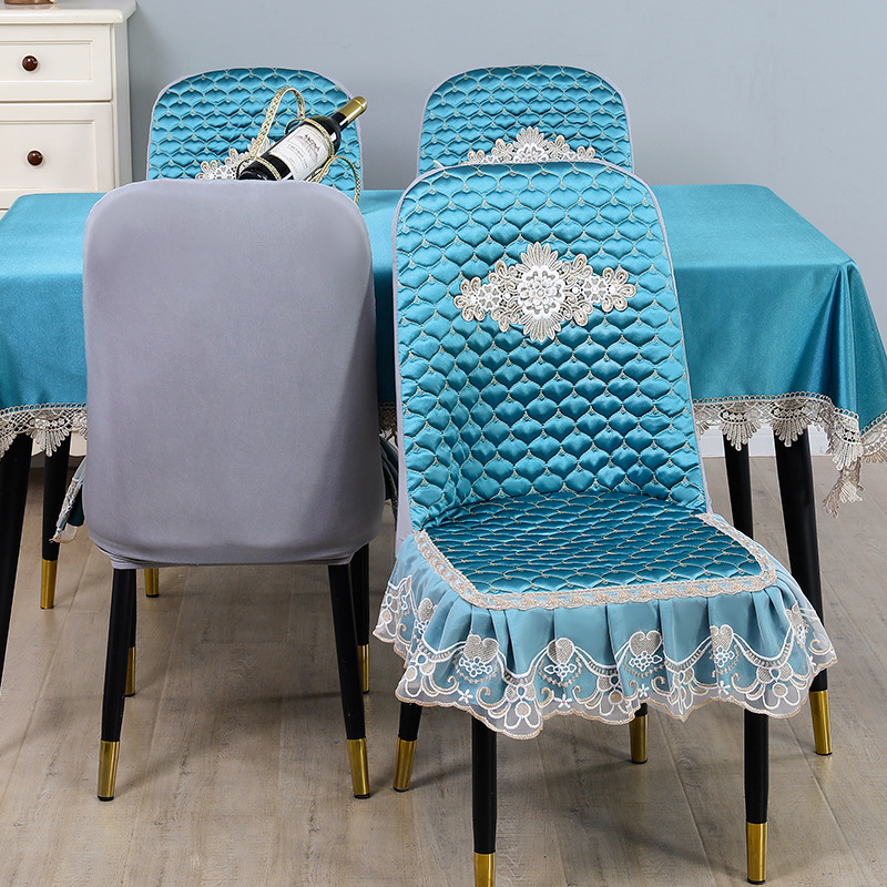 Κυρτό κάλυμμα καρεκλών τραπεζαρίας - βαμβάκι, μοντέρνος μινιμαλισμός, μονόχρωτο σχέδιο