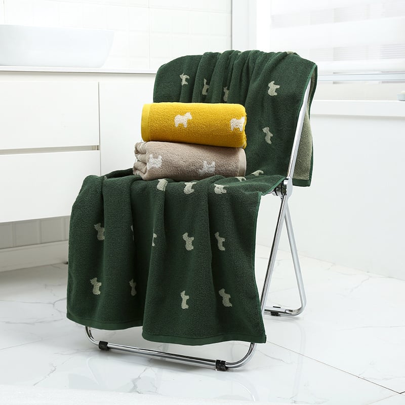 Ζακάρτ πετσέτα μπάνιου, 100% βαμβάκι, 32 κλώνοι, βάρος 300–400 g, Cotton love