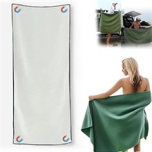 Mikrovlaknasti ručnik za kupanje/plažu, 100–120 g, 150D vlakno, šiven