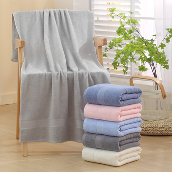 Qinrou 100% pamukani ručnik za kupanje i plažu, 300–400 g, Jacquard tkanje, 32s pređe