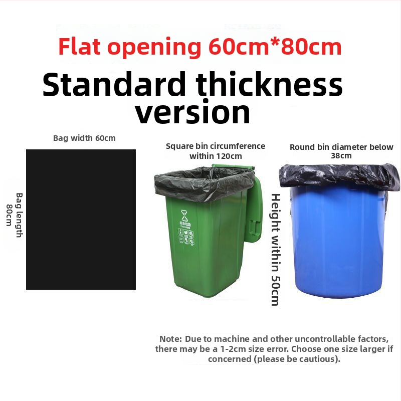 Polietilēna atkritumu somas, biezinātas, komerciālai lietošanai virtuvēs un viesnīcās, nebiodegradējamas