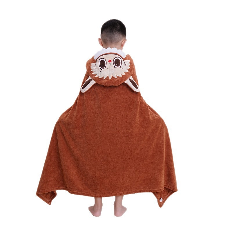 Kapuljačasta deka od Coral Fleece, izšivena, 300–400 g, 150D pređa, prilagođena obrada dostupna