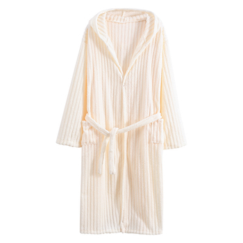 Ženski ogrtač-ručnik s kapuljom, upija vodu i brzo se suši, zima, poliester-mikrovlakana