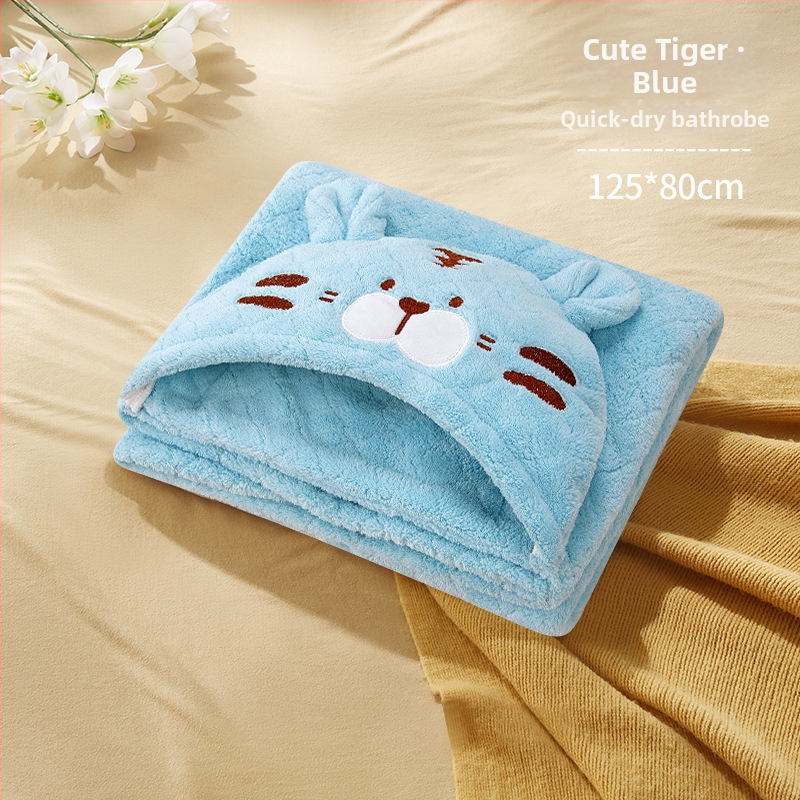 Pidole Korālās pūkas bērnu vannas dvielis pončo – multenes stil, no zīdaiņa līdz 6 gadiem, ātra žāvēšana, ļoti mīksts, absorbējošs