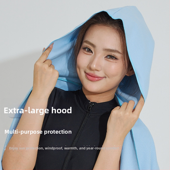 Πετσέτα μπάνιου με κουκούλα, πολυεστέρας, βάρος 200–300 g, απλή ύφανση, 19 νήματα, προσαρμοζόμενη