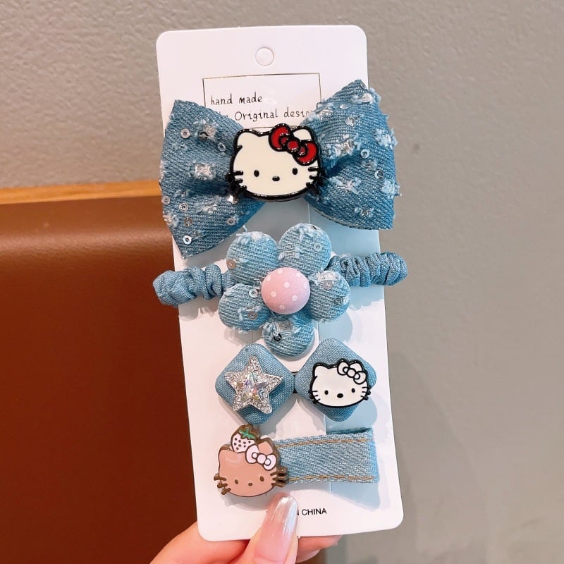 Κλιπ μαλλιών με φιόγκο για παιδιά, χειροποίητο, με ενθέσεις από κράμα ψευδάργύρου, από κράμα και ύφασμα, κλιπ για πλευρικές φράντζες, αξεσουάρ κεφαλής σε στυλ παραμυθένιο