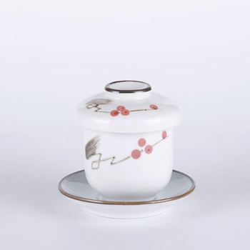 Porcelánová misa s japonským štýlom, vhodná do mikrovlnky, ručne maľovaná povrchová úprava, jednofarebný vzor