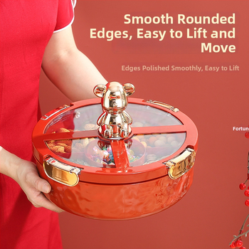 Vaisių lėkštė su skyriais, medžiaga: šilko gėlės, universalaus stiliaus, be pritaikymo