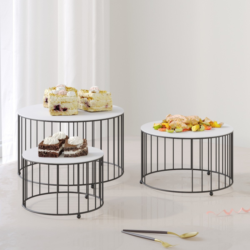 Díszítő desszert bemutató állvány – európai stílusú torta- és süteményes tál, modern egyszerű dizájn; anyag: Egyéb; kategória: Gyümölcstál; piacra kerülés: 2021 nyár.