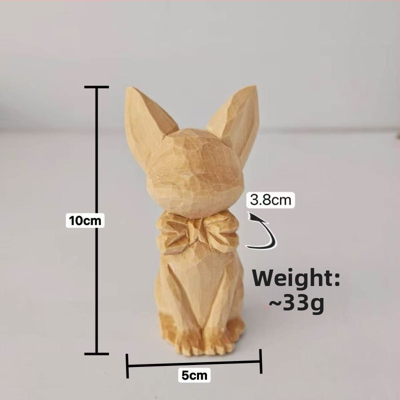 Basswood koka Gigi kaķa dekors birojā, TV skapim un kafijas galdiņam – roku gravēts, DIY gleznošana, mūsdienu māksla