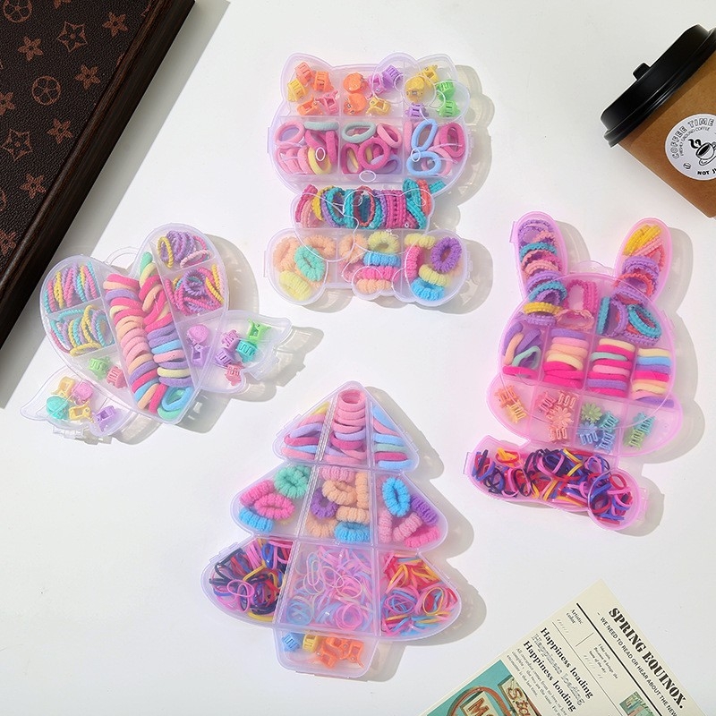 Bandă de păr pentru copii, cu elasticitate înaltă, handmade din materiale mixte, origine Yiwu, stil desene animate drăguț, lansare toamnă 2025.