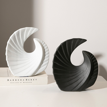 Geometrijski keramički ukras za interijere (Materijal: keramika; Kategorija: Geometrija; Stil: Moderna jednostavnost)