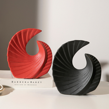 Geometrijski keramički ukras za interijere (Materijal: keramika; Kategorija: Geometrija; Stil: Moderna jednostavnost)