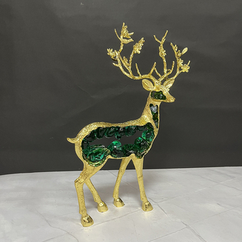 Dekoratna figura od cinkovog legure – par životinja za kućnu dekoraciju (Materijal: Metal; Obrada: Bez prilagodbe; Stil: Lagani luksuz; Poklon: Ne)