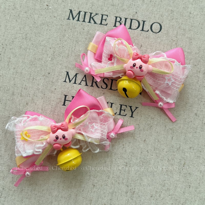 Κλιπ μαλλιών με gradient ουράνιο τόξο και φιόγκο, μονόκερος και καμπανάκι με μικρή κίτρινη πάπιτσα – Χειροποίητο ελατηριωτό κλιπ για γυναίκες, Κορεατικό στυλ (Υλικό: πλαστικό, ανάμικτα υλικά; Στυλ: κορεατικό; Σεζόν: Καλοκαίρι 2025)