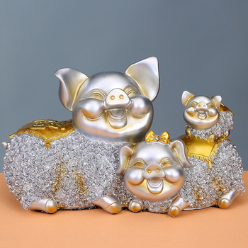 Свинска фигура от смола, домашен декор, китайски стил, марка If ice, подходящ подарък за домакинство