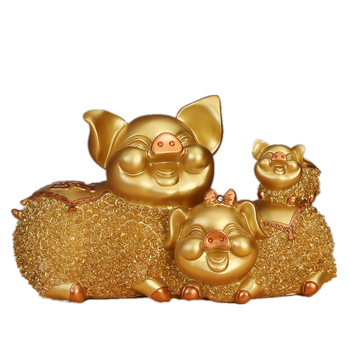 Свинска фигура от смола, домашен декор, китайски стил, марка If ice, подходящ подарък за домакинство