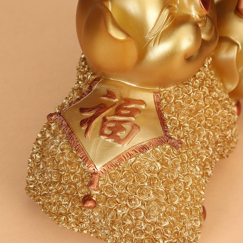 Свинска фигура от смола, домашен декор, китайски стил, марка If ice, подходящ подарък за домакинство