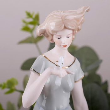 Europska keramička figurica — Xiao yan, porcelin ispod glazure, dekorativna figura za dnevni boravak, dar za vjenčanje