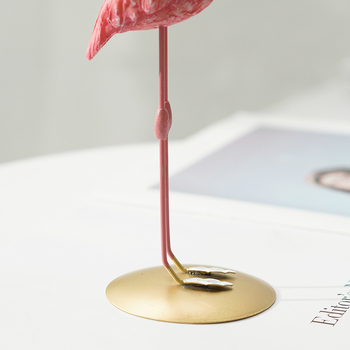 Željezni flamingo ukras, moderni minimalistički stil, prilagodljiva obrada, ptica motiv, za kućnu dekoraciju