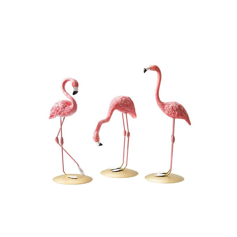 Željezni flamingo ukras, moderni minimalistički stil, prilagodljiva obrada, ptica motiv, za kućnu dekoraciju