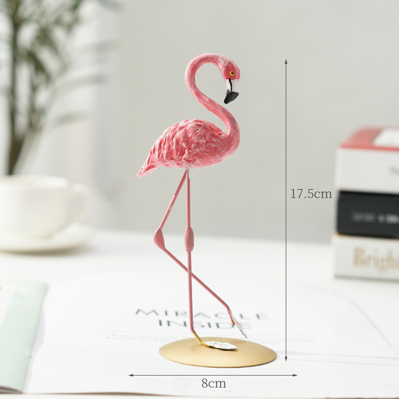 Željezni flamingo ukras, moderni minimalistički stil, prilagodljiva obrada, ptica motiv, za kućnu dekoraciju