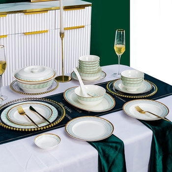 Set zdjela za rižu od bone china, kružni oblik, podglazurna površina, mikrovalna kompatibilnost, tisk logotipa i prilagodba