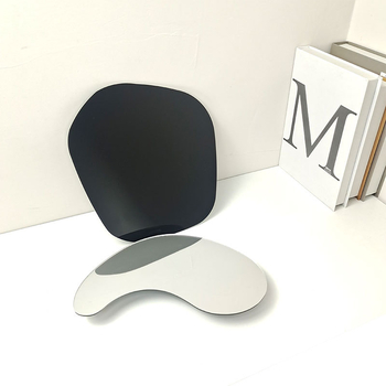 Ebakorrapärane akrüülpeegel taldrik aromaterapeiaks – kaasaegne käsitöö kodu-dekoratsioon; Materjal: Organiline klaas; Pind: Muu; Töötlemine: Puhas käsitöö; Pakend: Kartong