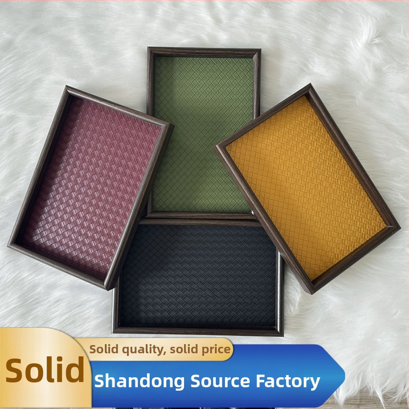 Nahast ehtede hoidik, kaasaegne minimalistlik disain, mitmekülgne taldrik kaelakeede ja käevõrude jaoks, kingituseks sobiv