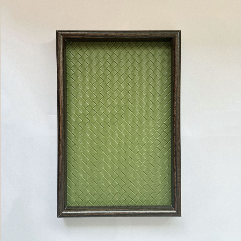 Nahast ehtede hoidik, kaasaegne minimalistlik disain, mitmekülgne taldrik kaelakeede ja käevõrude jaoks, kingituseks sobiv