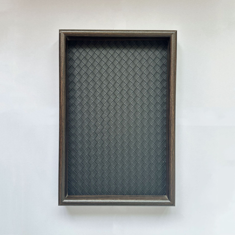 Nahast ehtede hoidik, kaasaegne minimalistlik disain, mitmekülgne taldrik kaelakeede ja käevõrude jaoks, kingituseks sobiv