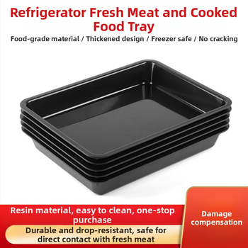 Lihatoote kuvamistaldrik – ABS-plastik, Yamajia bränd, lihtne stiil, Supermarket fresh food tray seeria