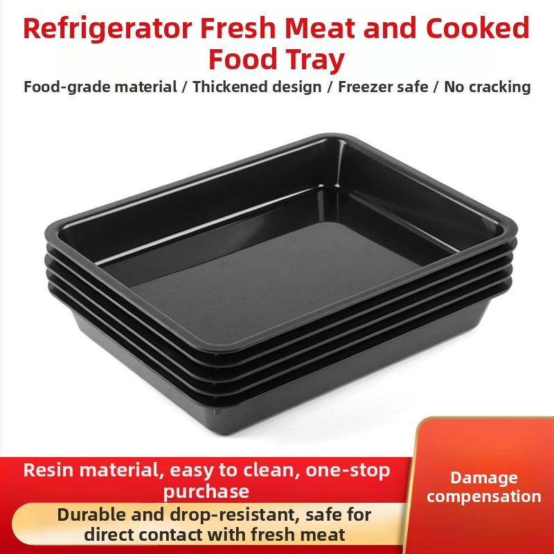 Lihatoote kuvamistaldrik – ABS-plastik, Yamajia bränd, lihtne stiil, Supermarket fresh food tray seeria