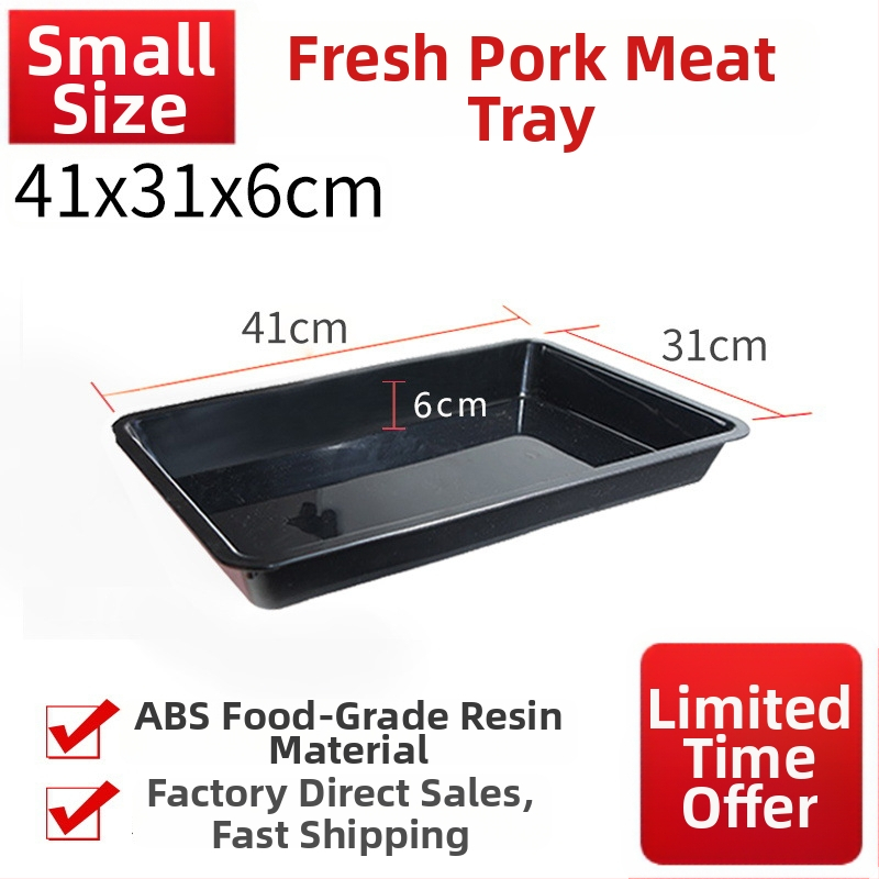 Lihatoote kuvamistaldrik – ABS-plastik, Yamajia bränd, lihtne stiil, Supermarket fresh food tray seeria