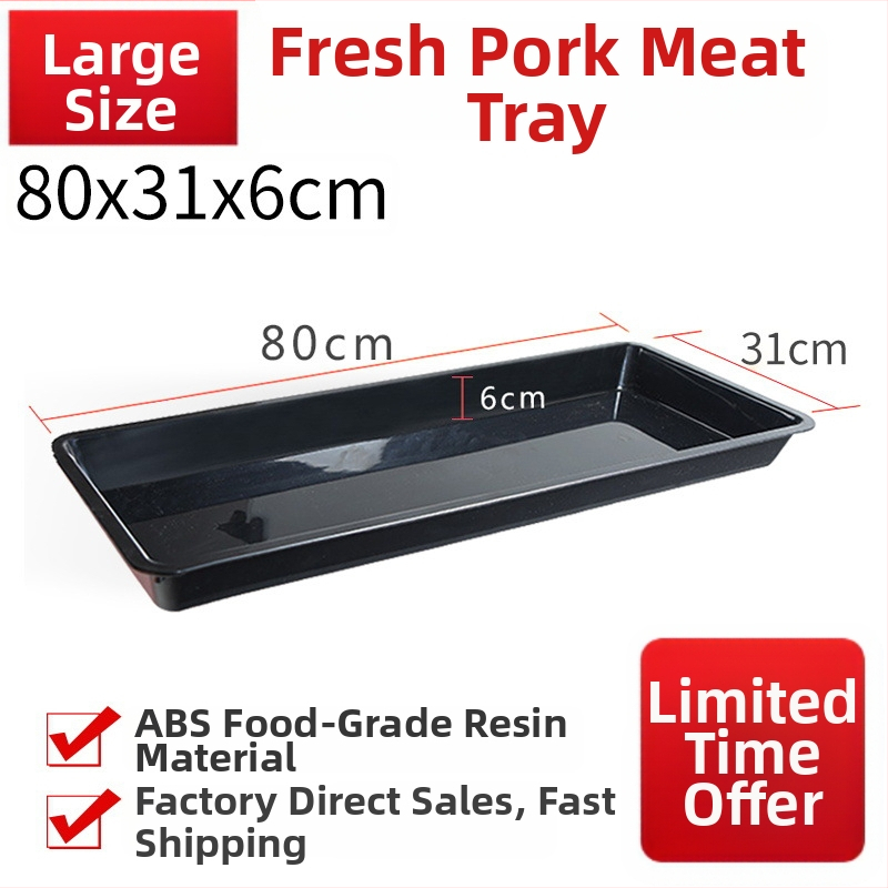 Lihatoote kuvamistaldrik – ABS-plastik, Yamajia bränd, lihtne stiil, Supermarket fresh food tray seeria