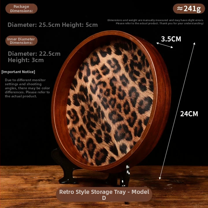 Puidust ümmargune taldrik sissepääsu jaoks – võtmete ja väärisesemete organiseerija, teekruusi ja teekomplekti taldrik, klassikaline stiil