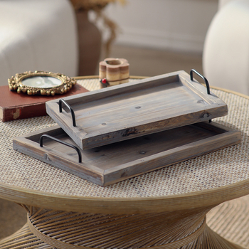 Puidust serveerimisaluste komplekt, Ameerika retro stiilis elutoa ja restorani laua dekoratsiooniks; Materjal: Puit; Kohandust pole; Pind: Muu; Pakend: Papp