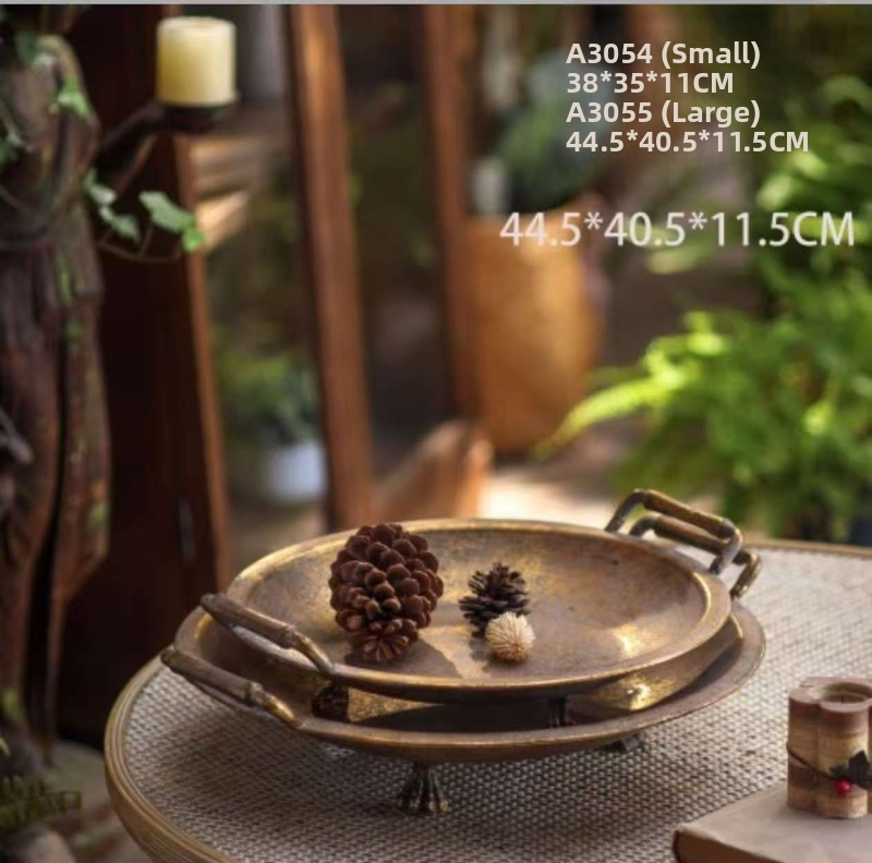 Puidust serveerimisaluste komplekt, Ameerika retro stiilis elutoa ja restorani laua dekoratsiooniks; Materjal: Puit; Kohandust pole; Pind: Muu; Pakend: Papp