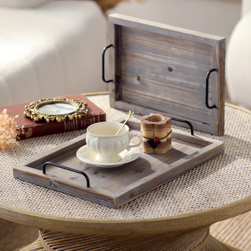 Puidust serveerimisaluste komplekt, Ameerika retro stiilis elutoa ja restorani laua dekoratsiooniks; Materjal: Puit; Kohandust pole; Pind: Muu; Pakend: Papp