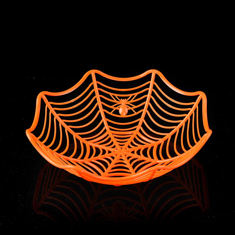 Halloween ukras s pladnjem za voće u obliku pauka – plastični, stil 102717, pogodna za bar, KTV, dom i vrtić