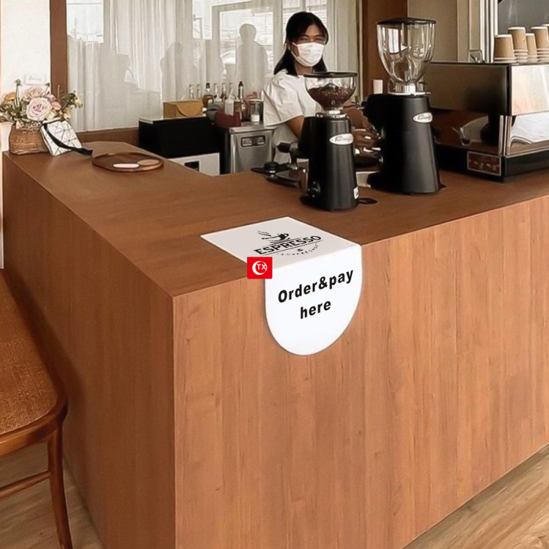 TX Dekor recepcije za kafiće i dućane mliječnog čaja — ukras za prednju desku, elementi uređenja prostora