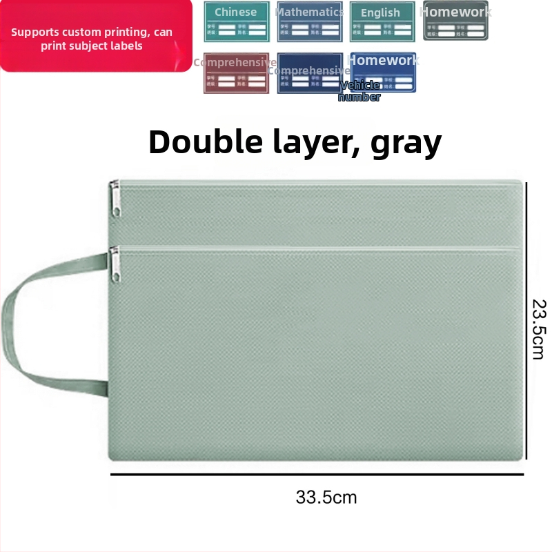 Mātes dokumentu soma ar izdrukātu logotipu, Oxford audums, rāvējslēdzējs, karikatūru dizains