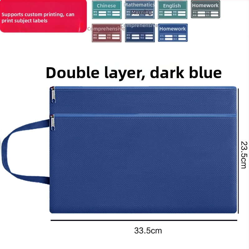 Mātes dokumentu soma ar izdrukātu logotipu, Oxford audums, rāvējslēdzējs, karikatūru dizains